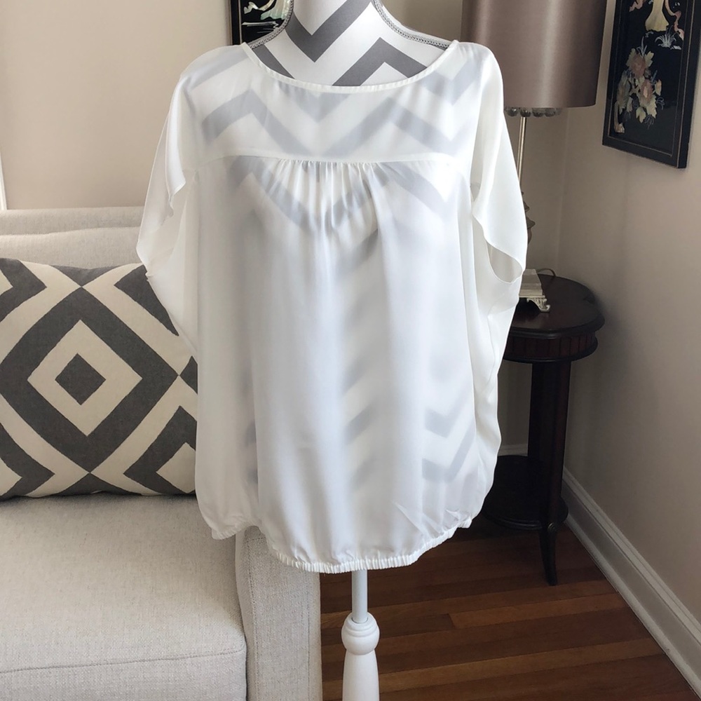 🎉Ann Taylor Loft Cream Blouse